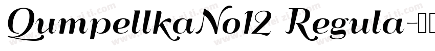 QumpellkaNo12 Regula字体转换